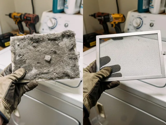 Professional lint trap cleaning by San Gabriel Dryer Vent Cleaning in San Gabriel