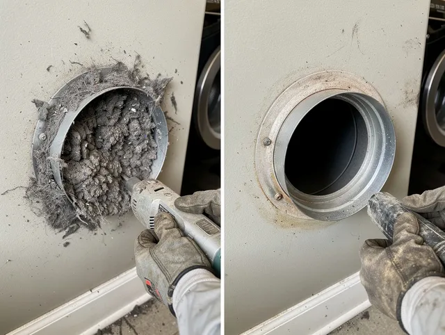 Professional clogged vent cleaning by San Gabriel Dryer Vent Cleaning in San Gabriel