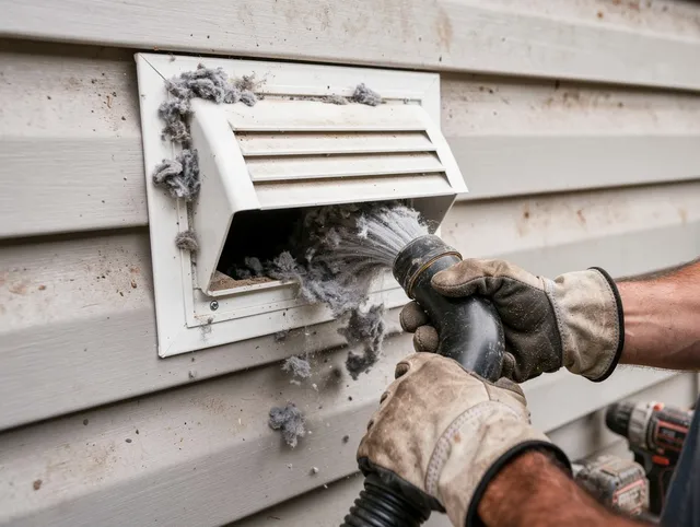 Professional dryer vent cleaning by San Gabriel Dryer Vent Cleaning in San Gabriel
