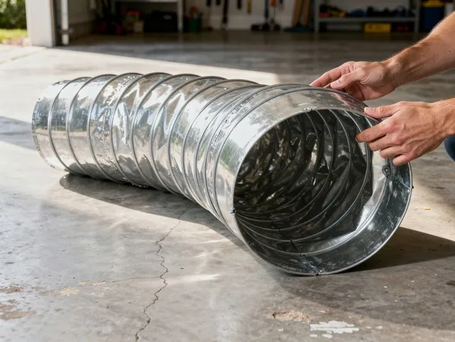 San Gabriel Dryer Vent Cleaning specialist using advanced equipment for thorough duct cleaning in San Gabriel