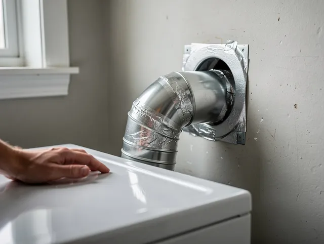 San Gabriel Dryer Vent Cleaning expert performing professional dryer vent repair and installation in San Gabriel