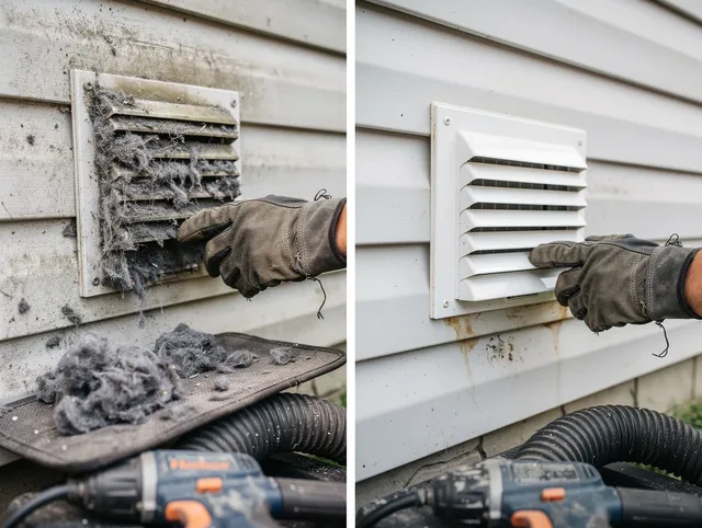 Residential dryer vent cleaning by San Gabriel Dryer Vent Cleaning in San Gabriel